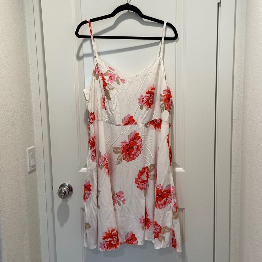 Pink, White & Tan Sundress